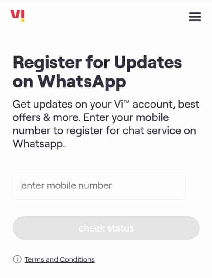 Vi Chat with Customer Care
